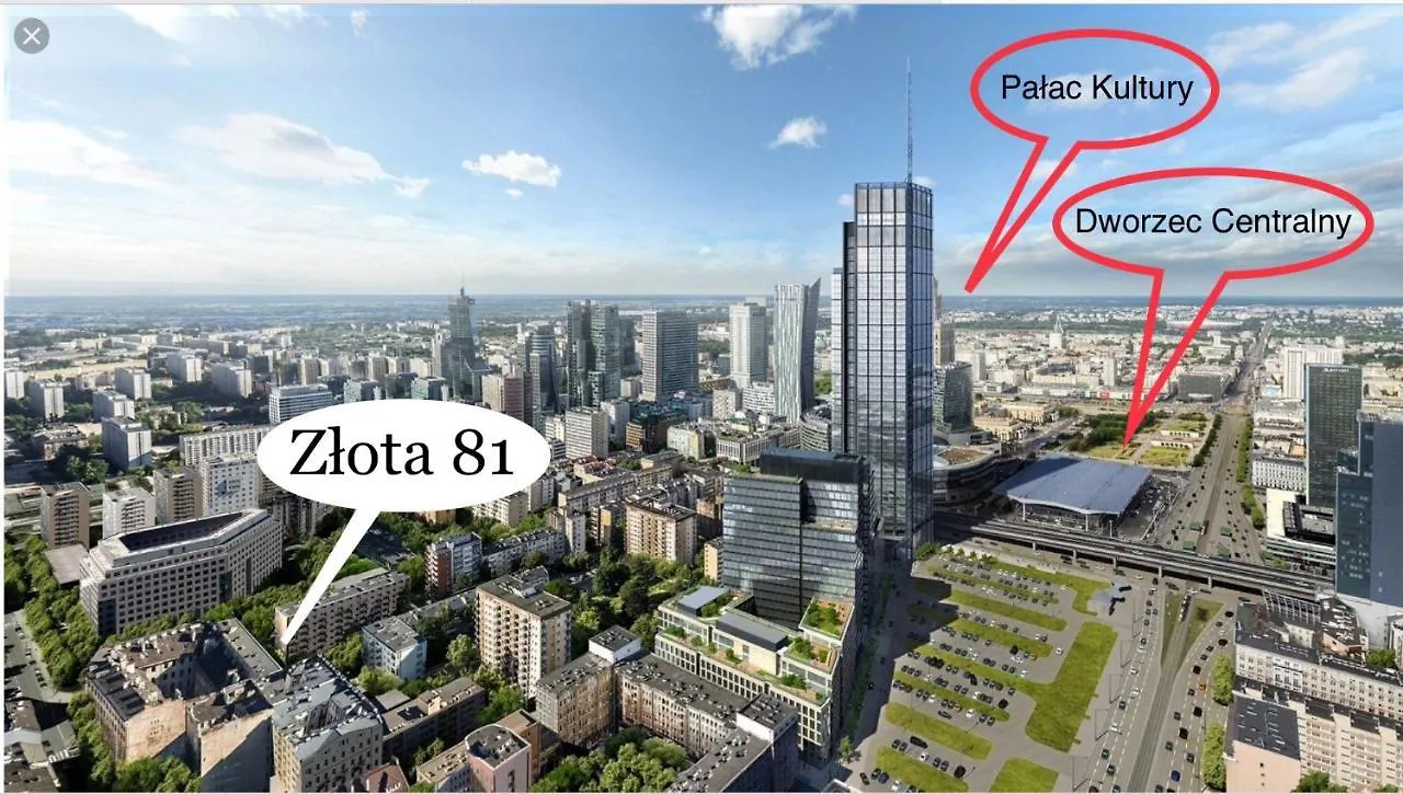 Apartment Centrum Zlota 81 Warsaw